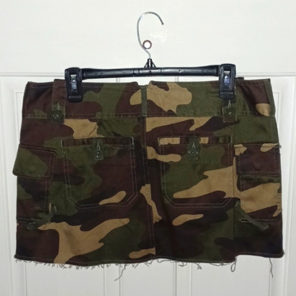 London Jean chino camo skirt - Picture 4 of 4